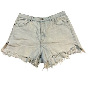 Zara Light Blue high waisted Jean Shorts